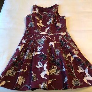 Banana republic maroon dress